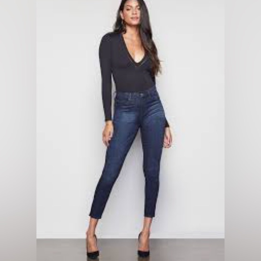 Good American good waist crop Jean